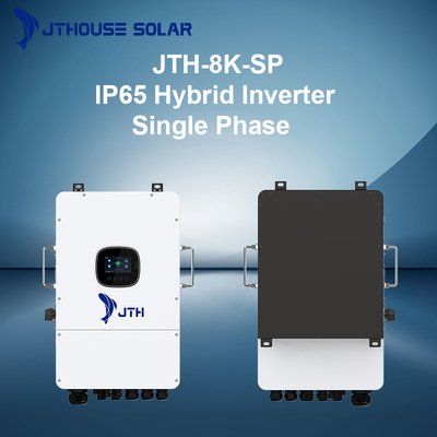 JTH-8K-SP IP65 Hybrid Inverter Pure Sine Wave 8.8kw Dual MPPT On/Off Grid Inverter Solar