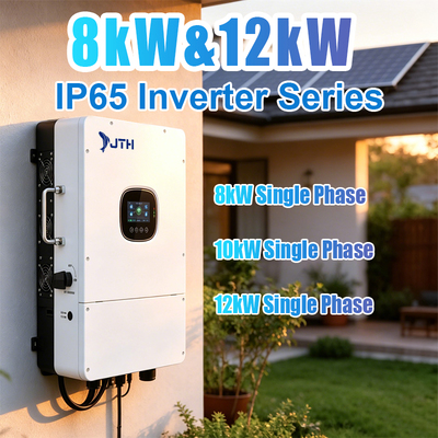 JTHouse Solar IP65 8kW, 10kW & 12kW Single-Phase Solar Inverter